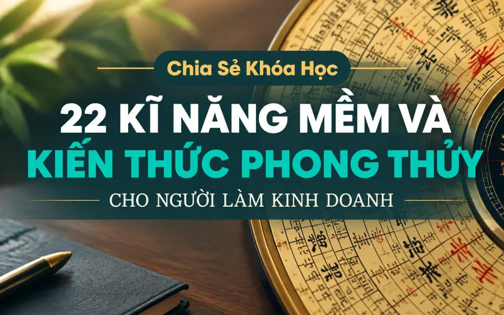Khóa Học 22 Kĩ năng Mềm và Kiến thức Phong Thủy cho người làm kinh doanh