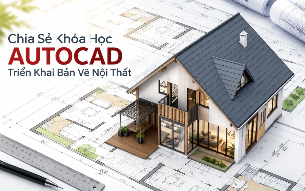 Khóa Học Autocad Triển Khai Bản Vẽ Nội Thất
