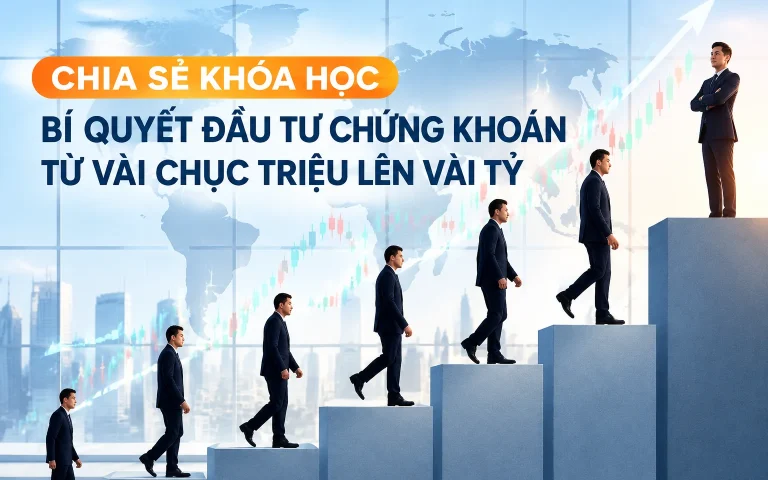 Khóa Học Bí quyết đầu tư chứng khoán từ vài chục triệu lên vài tỷ