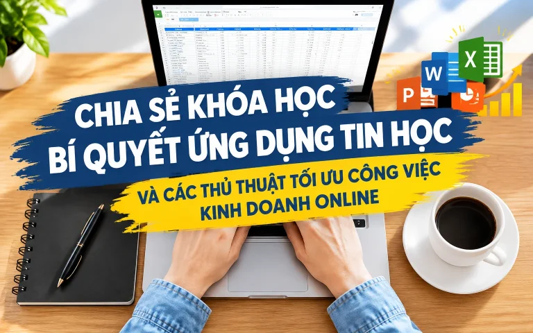 Khóa Học Bí quyết ứng dụng tin học và các thủ thuật tối ưu công việc kinh doanh online