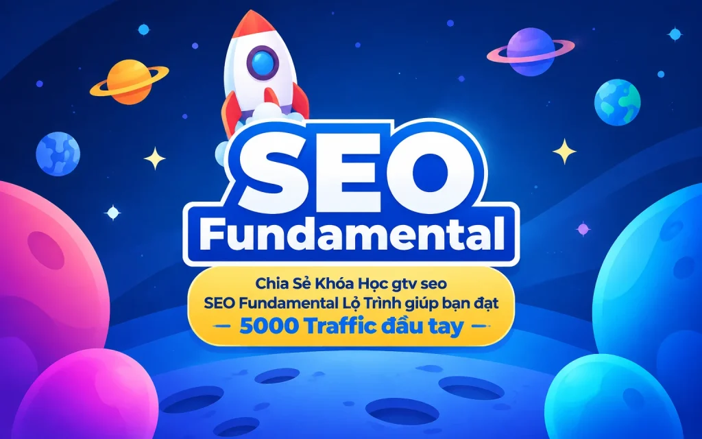 Khóa Học gtv seo – SEO Fundamental Lộ Trình giúp bạn đạt 5000 Traffic đầu tay