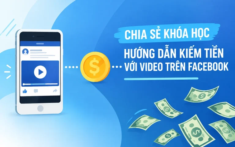 Khóa Học Hướng dẫn kiếm tiền với video trên Facebook