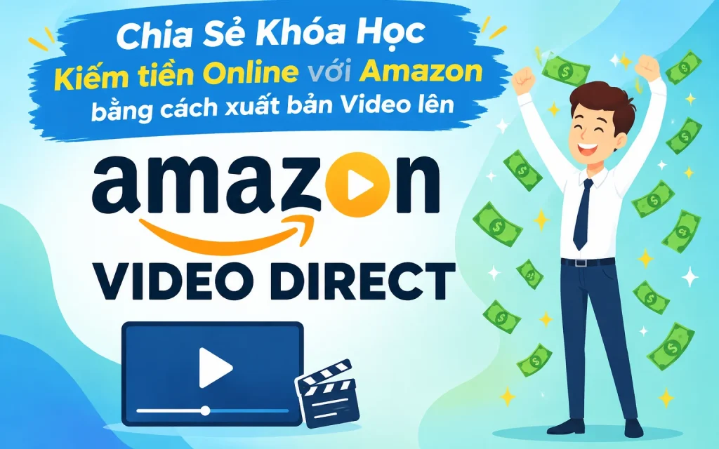 Khóa Học Kiếm tiền Online với Amazon bằng cách xuất bản Video lên Amazon Video Direct