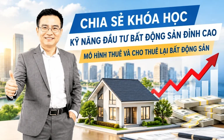Khóa Học Kỹ năng đầu tư bất động sản đỉnh cao – Mô hình thuê và cho thuê lại bất động sản