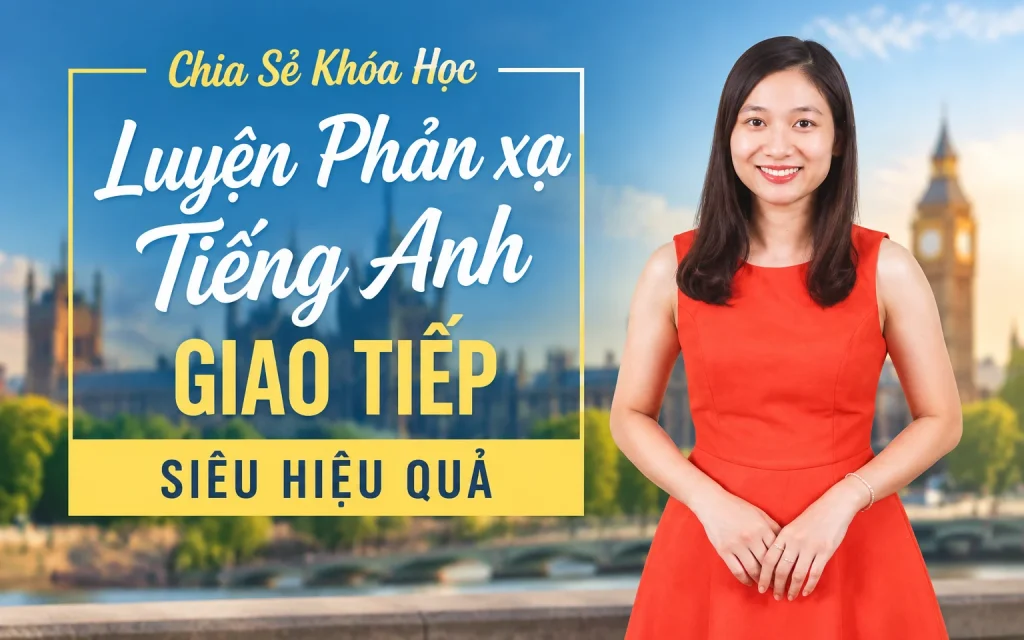 Khóa Học Luyện Phản xạ Tiếng Anh giao tiếp siêu hiệu quả