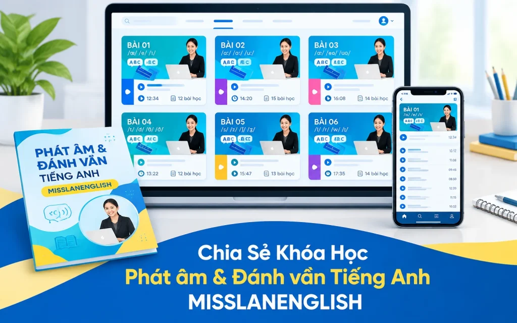 Khóa Học Phát âm & Đánh vần Tiếng Anh MISSLANENGLISH