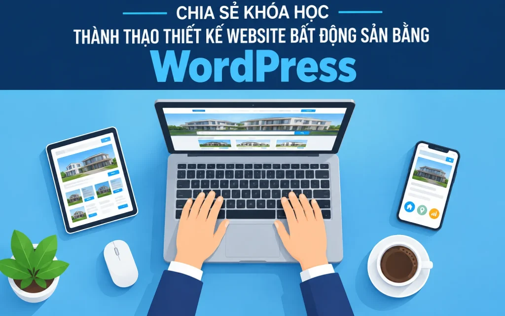 Khóa Học Thành thạo thiết kế website bất động sản bằng WordPress