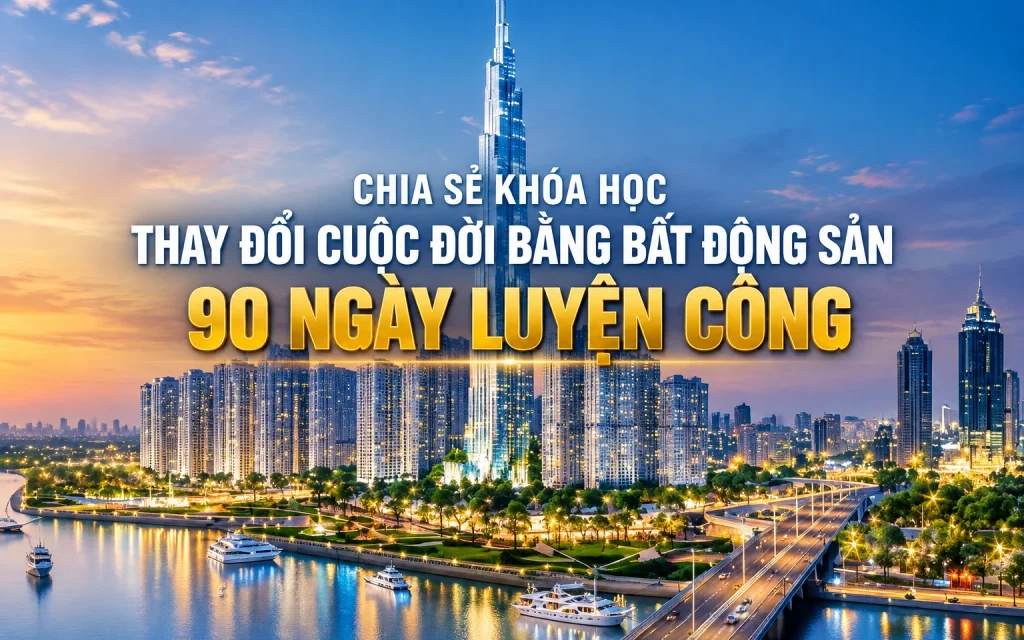 Khóa Học Thay đổi cuộc đời bằng bất động sản – 90 ngày luyện công