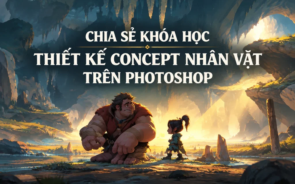 Khóa Học Thiết kế Concept nhân vật trên Photoshop