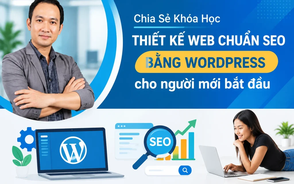 Khóa Học Thiết kế Web chuẩn SEO bằng WordPress cho người mới bắt đầu