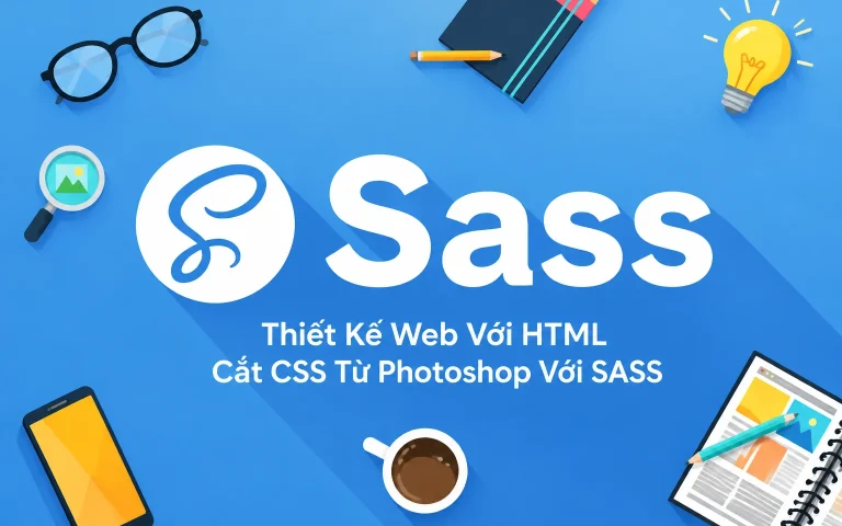 Khóa Học Thiết kế web HTML và cắt CSS từ Photoshop với SASS