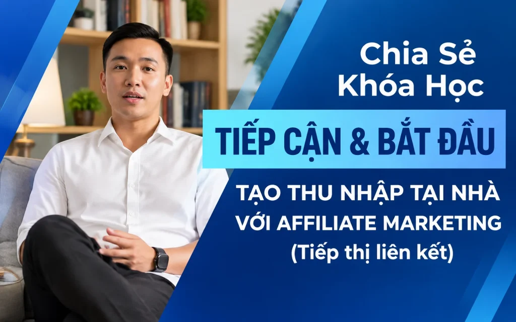 Khóa Học Tiếp cận & bắt đầu tạo thu nhập tại nhà với affiliate marketing (Tiếp thị liên kết)