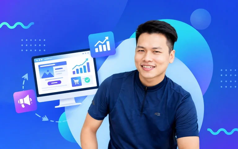 Khóa Học Từng bước tối ưu tỉ lệ chuyển đổi trên Landing Page, các chiến lược để x2 đến x3 đơn hàng với cùng một chi phí quảng cáo, scale up quảng cáo tự động với Bigbom và thoát khỏi việc “canh ads” nhàm chán mà vẫn tạo ra lợi nhuận