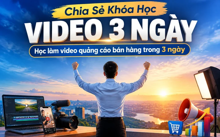 Khóa Học Video 3 ngày – Học làm video quảng cáo bán hàng trong 3 ngày