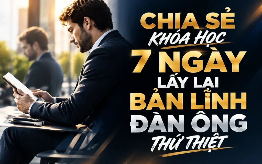 Khóa Học 7 Ngày lấy lại bản lĩnh đàn ông thứ thiệt