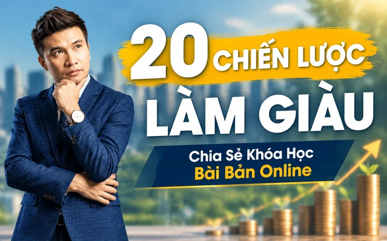 Khóa Học Bài Bản Online 20 Chiến lược làm giàu