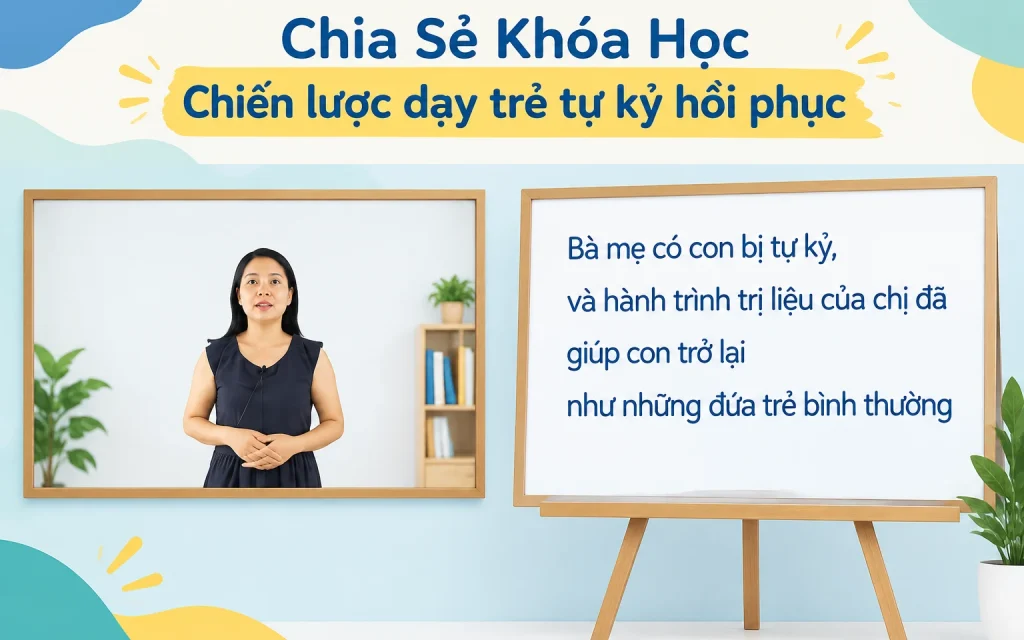 Khóa Học Chiến lược dạy trẻ tự kỷ hồi phục