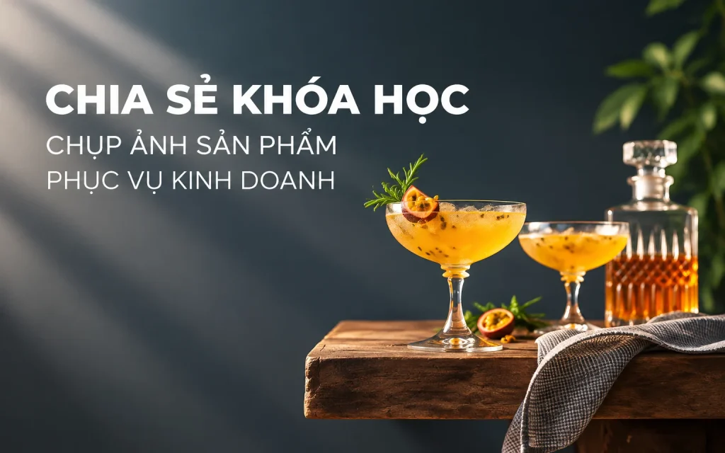 Khóa Học Chụp ảnh sản phẩm phục vụ kinh doanh