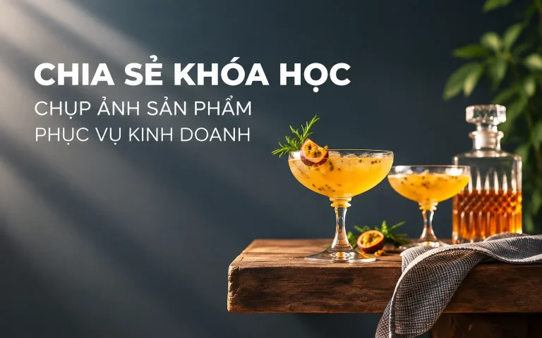 Khóa Học Chụp ảnh sản phẩm phục vụ kinh doanh
