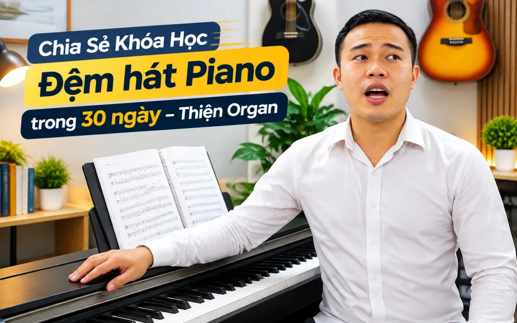 Khóa Học Đệm hát Piano trong 30 ngày – Thiện Organ