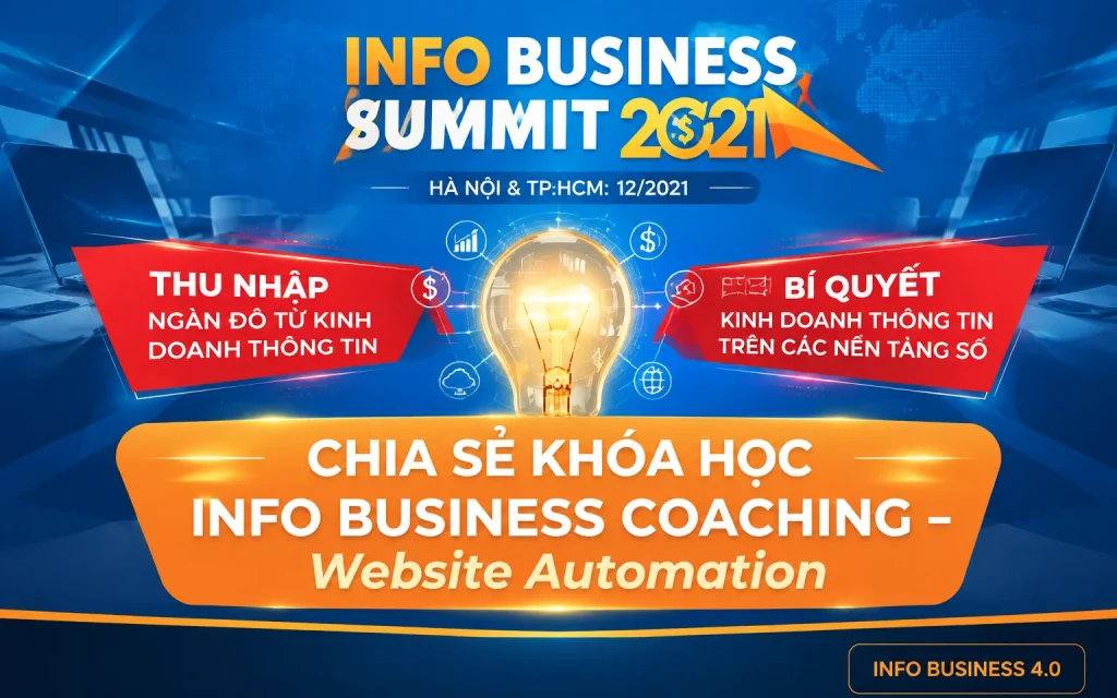 Khóa Học INFO BUSINESS COACHING – Website Automation