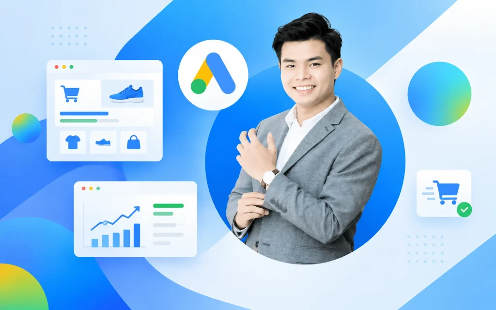 Khóa Học Quảng cáo Google Shopping – Bắt kịp xu hướng quảng cáo được Google ưu tiên nhất hiện nay. Mang lại đơn hàng 1 cách rẻ nhất có thể