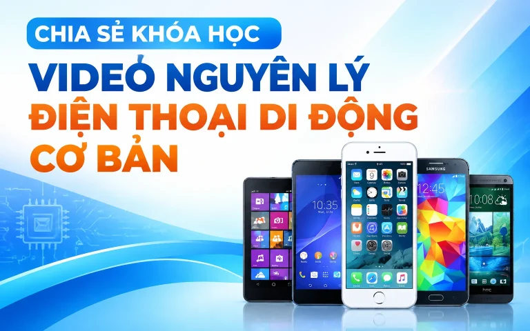 Khóa Học Video nguyên lý Điện thoại di động cơ bản