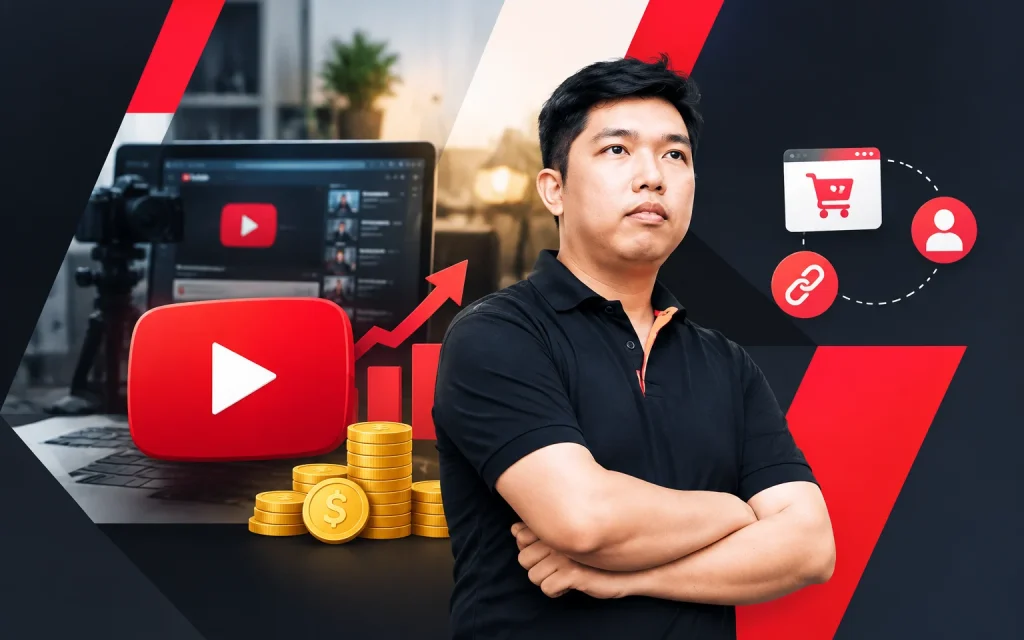 Khóa Học Xây dựng kênh Youtube content để kiếm tiền với affiliate marketing – Học từ cá nhân kiếm trăm triệu mỗi tháng với hình thức này