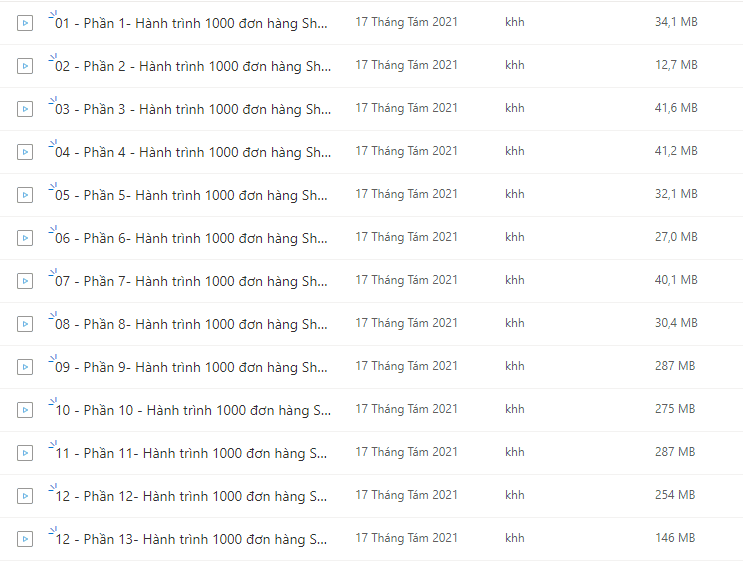 Khóa Học hành trình 1000 đơn hàng Shopee 1 ngày từ con số 0