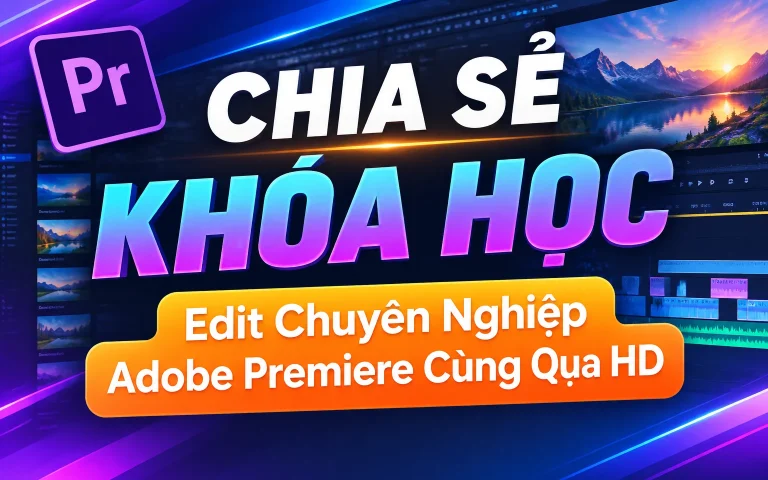 Khóa Học Edit Chuyên Nghiệp Adobe Premiere Cùng Quạ HD