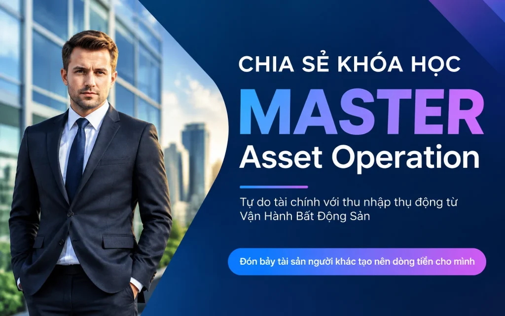 Khóa Học Master Asset Operation – Tự do tài chính với thu nhập thụ động từ Vận Hành Bất Động Sản