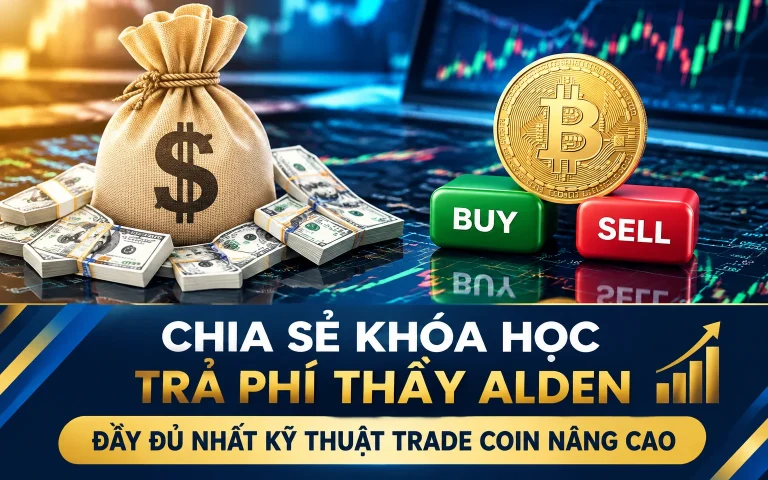Khóa Học trả phí thầy Alden đầy đủ nhất Kỹ thuật trade coin nâng cao