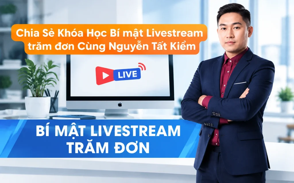 Khóa Học Bí mật Livestream trăm đơn Cùng Nguyễn Tất Kiểm