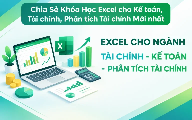 Khóa Học Excel cho Kế toán, Tài chính, Phân tích Tài chính Mới nhất