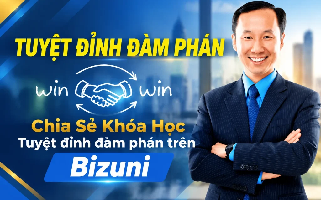 Khóa Học Tuyệt đỉnh đàm phán trên Bizuni