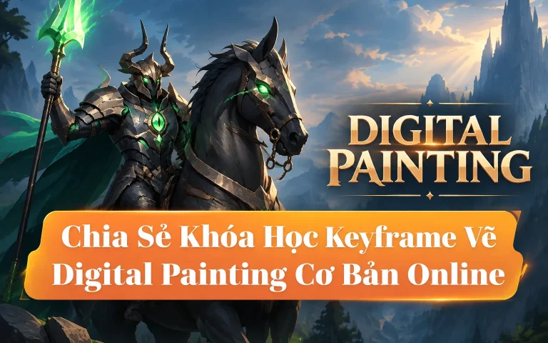 Khóa Học Keyframe Vẽ Digital Painting Cơ Bản Online