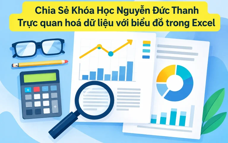 Khóa Học Nguyễn Đức Thanh Trực quan hoá dữ liệu với biểu đồ trong Excel