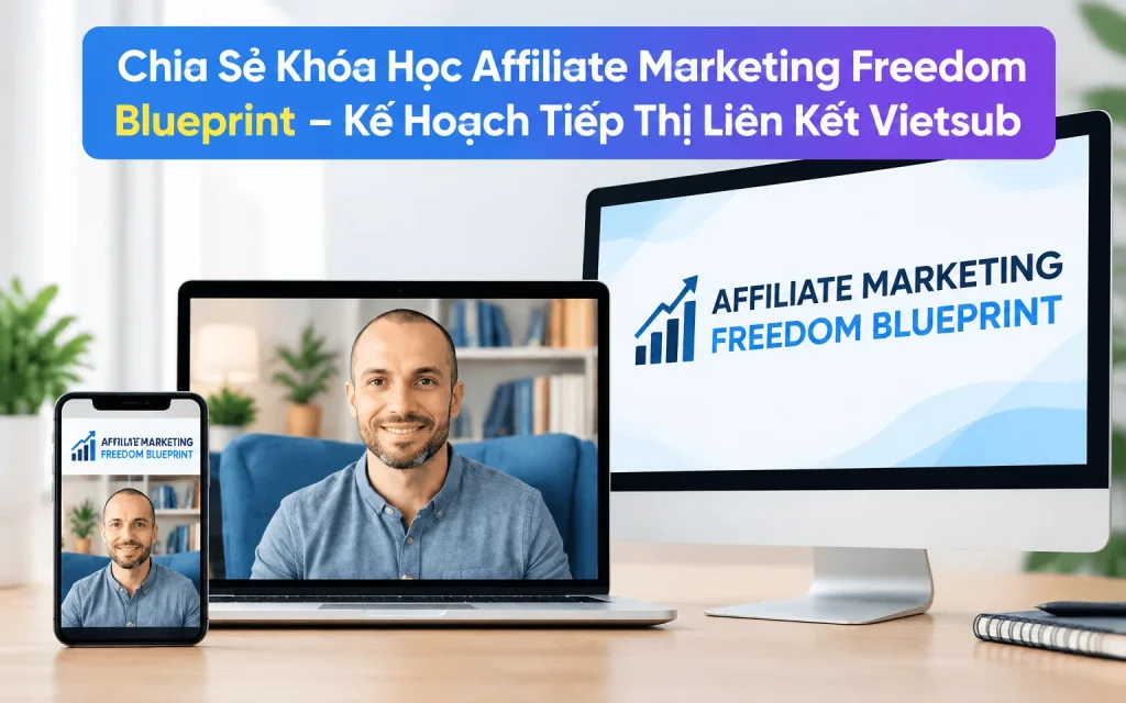 Khóa Học Affiliate Marketing Freedom Blueprint – Kế Hoạch Tiếp Thị Liên Kết Vietsub