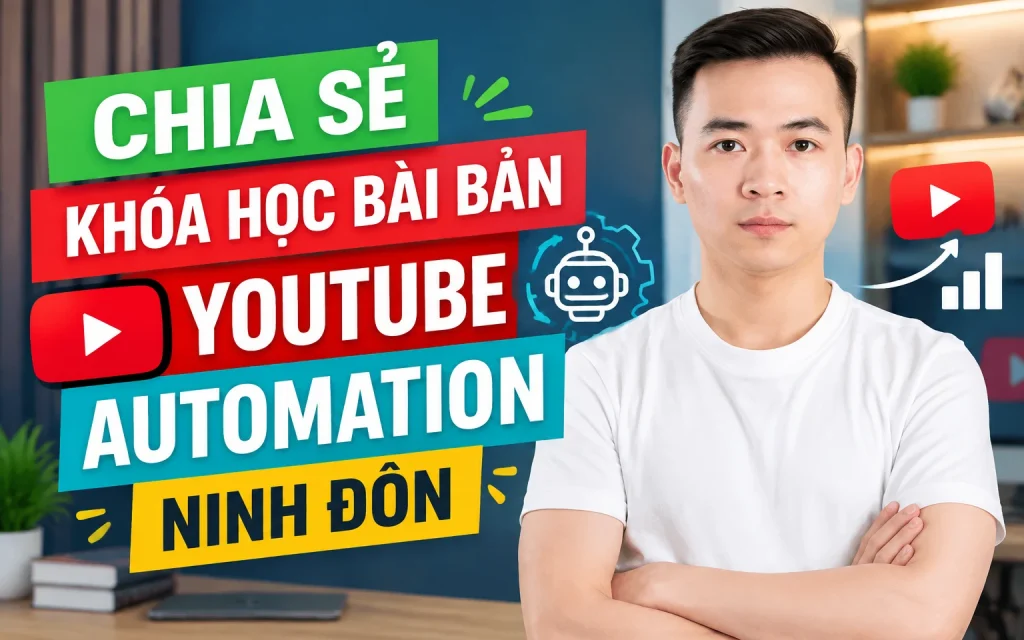 Share Khóa học Ninh Đôn YouTube Automation