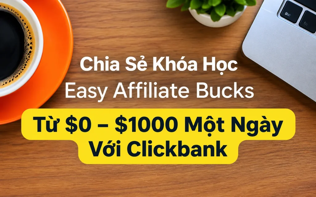 Khóa Học Easy Affiliate Bucks – Từ $0 – $1000 Một Ngày Với Clickbank