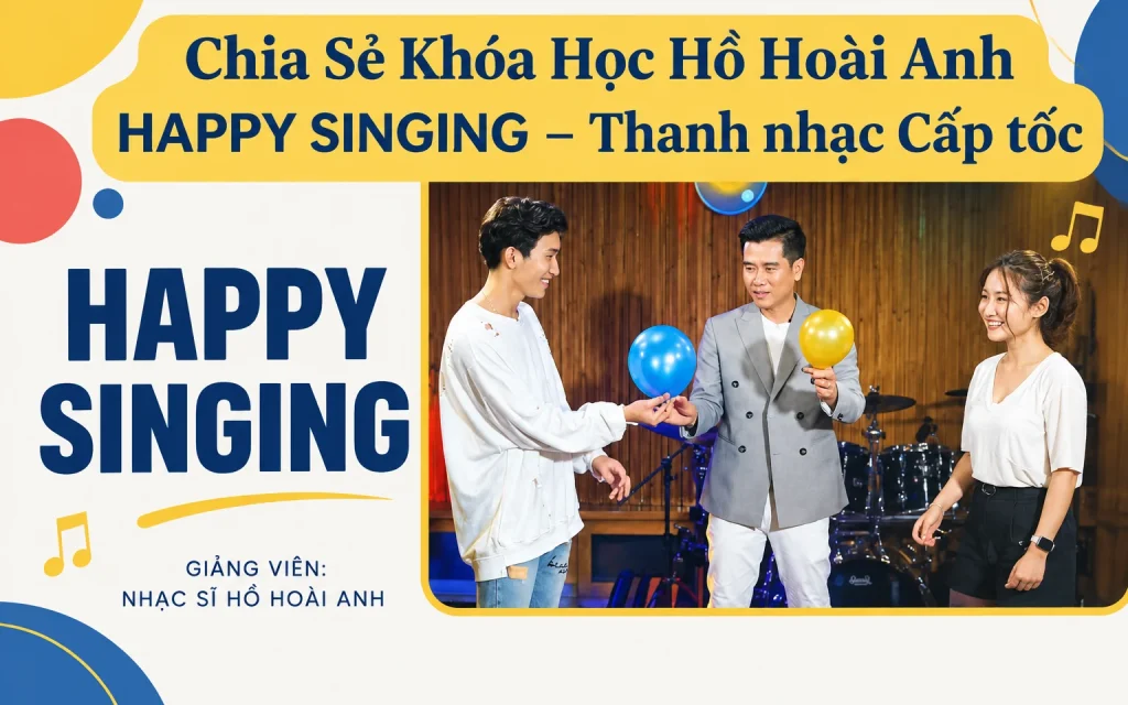 Khóa Học Hồ Hoài Anh HAPPY SINGING – Thanh nhạc Cấp tốc