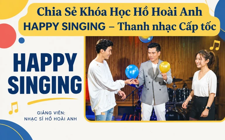 Khóa Học Hồ Hoài Anh HAPPY SINGING – Thanh nhạc Cấp tốc