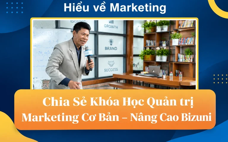 Khóa Học Quản trị Marketing Cơ Bản – Nâng Cao Bizuni