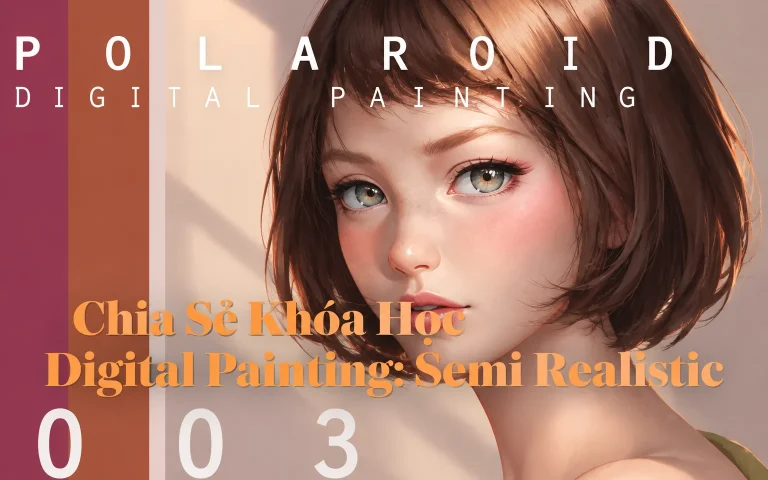 Khóa Học Digital Painting: Semi Realistic moldysketch