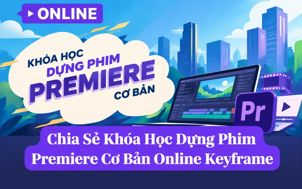 Khoá Học Dựng Phim Premiere Cơ Bản Online Keyframe