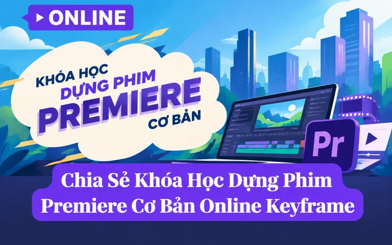 Khóa Học Dựng Phim Premiere Cơ Bản Online Keyframe