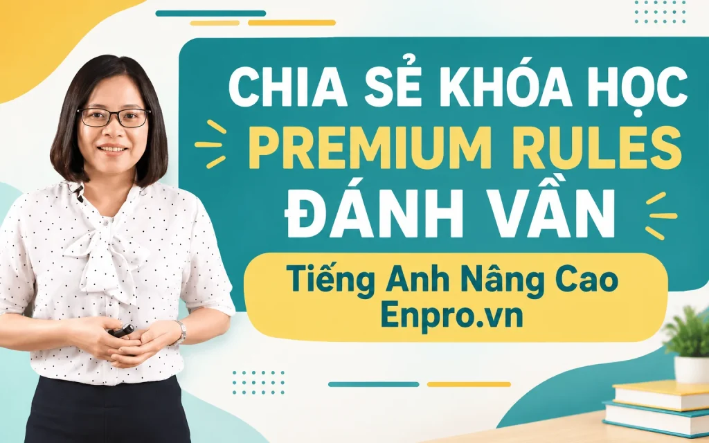 Khóa Học Premium Rules Đánh Vần Tiếng Anh Nâng Cao Enpro.vn