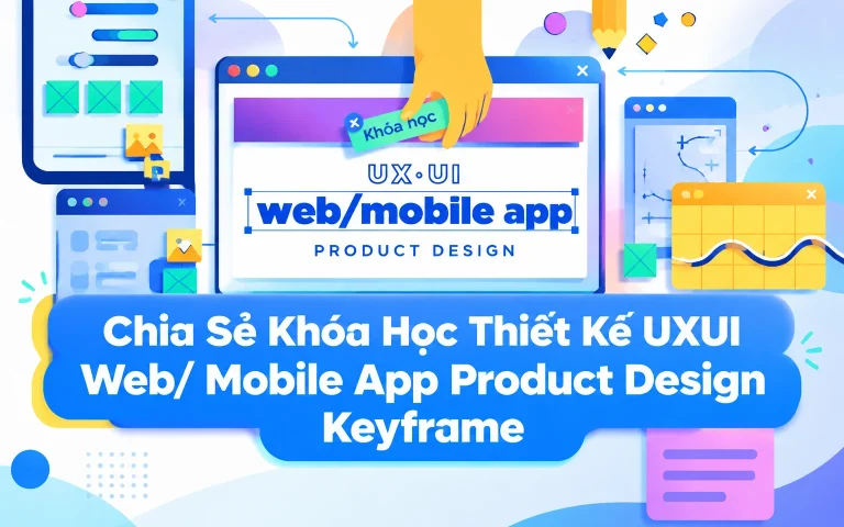 Khóa Học Thiết Kế UXUI Web/ Mobile App Product Design Keyframe