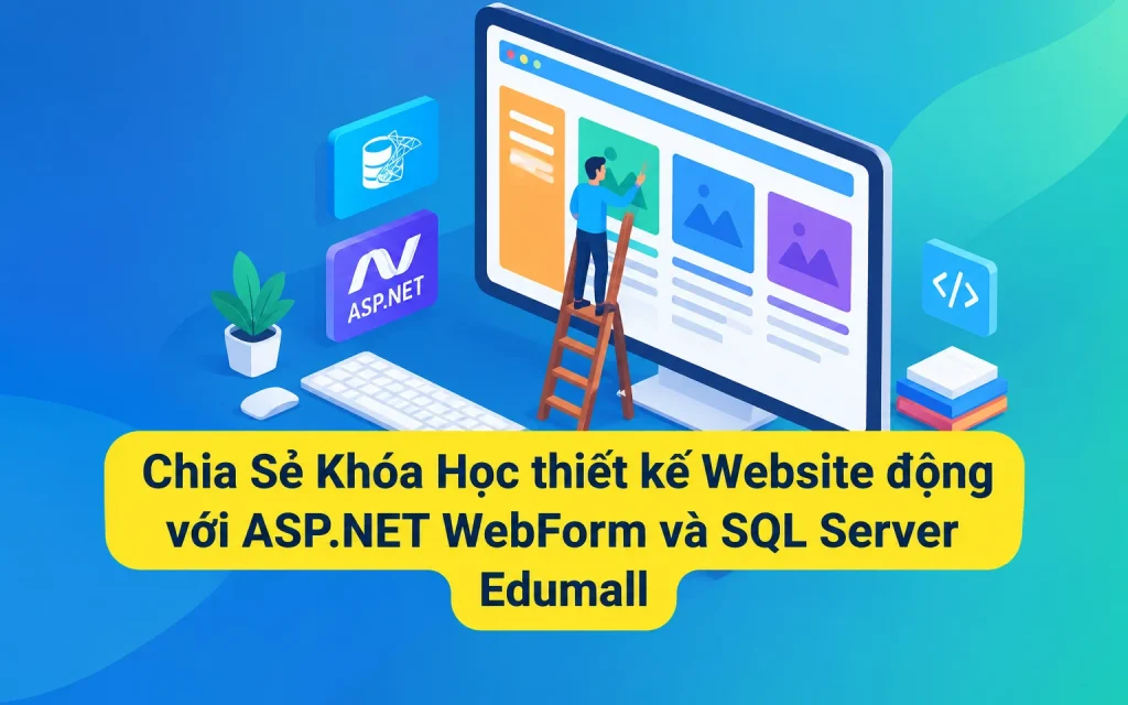 Share Khóa Học thiết kế Website động với ASP.NET WebForm và SQL Server Edumall