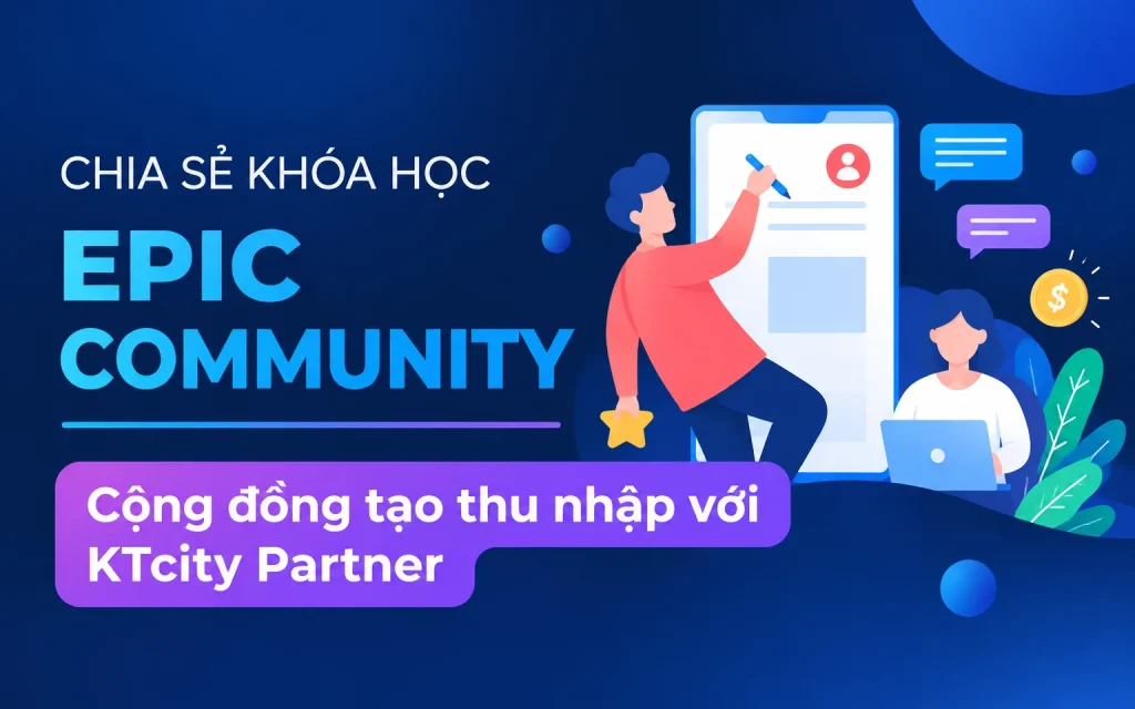 Khóa Học Epic Community: Cộng đồng tạo thu nhập với KTcity Partner